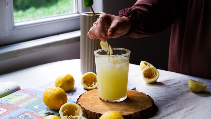 Fresh lemonade drink