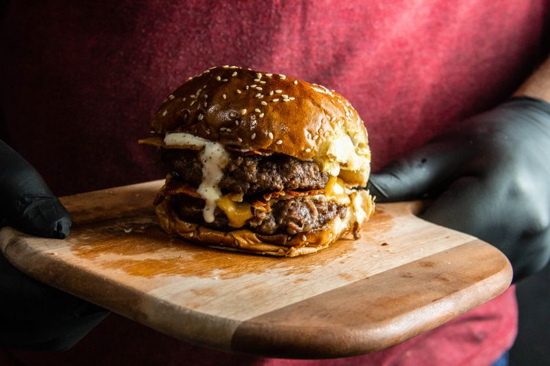 Bacon Ranch Double Burger